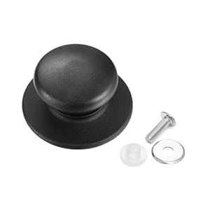 GQunit XJ0402 Topfdeckelknopf Schwarz