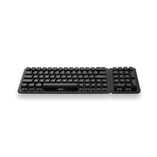 MOUNTAIN Teclado Gaming RGB Compacto Everest 60 - con interruptores mecánicos lubricados e Intercambiables en Caliente y más – US ANSI (Everest 60 + Numpad | Linear 45, Black)