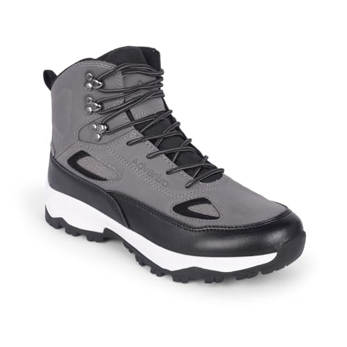 Image of Men Waterproof Trekking Shoes | Mid-High Ankle | Removable Cushion Insole | 4mm Lug Sole | All Weather, Uneven Terrain & Light Rain Hikes | ET1105
