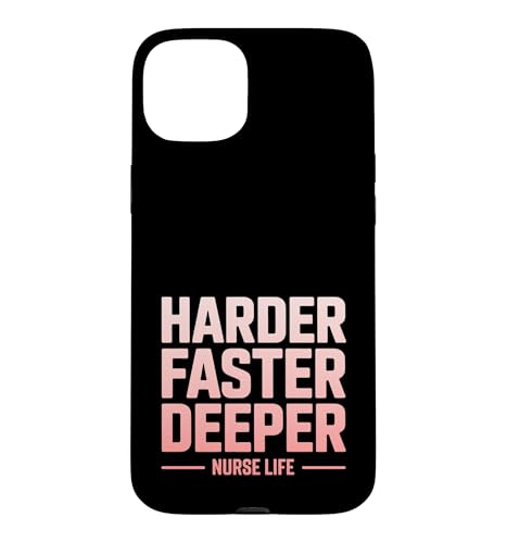 Harder Faster Deeper Nurse Life CPR ���[���A �X�}�z�P�[�X iPhone 15 Plus �p