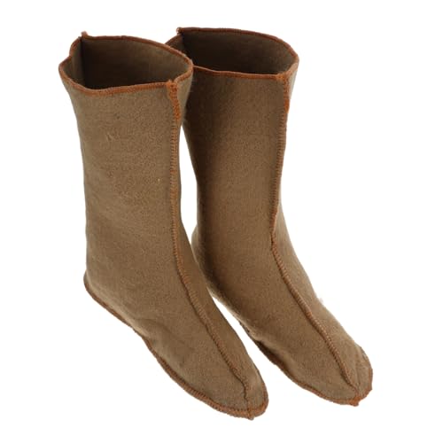 BESTonZON Men's Warm Boot Liner Insulated Waterproof Winter Socks for Hiking Outdoor Activities