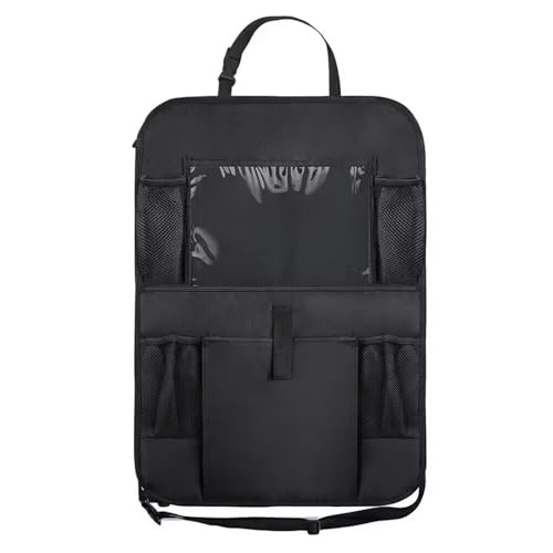 GPAHRRDNIJ Car Seat Back Organizer, Vehicle Backseat Hanging Storage Pocket, Multipurpose Automotive Travel Essentials Accessories for Kids & Adults, Universal for Most Cars (Grey)