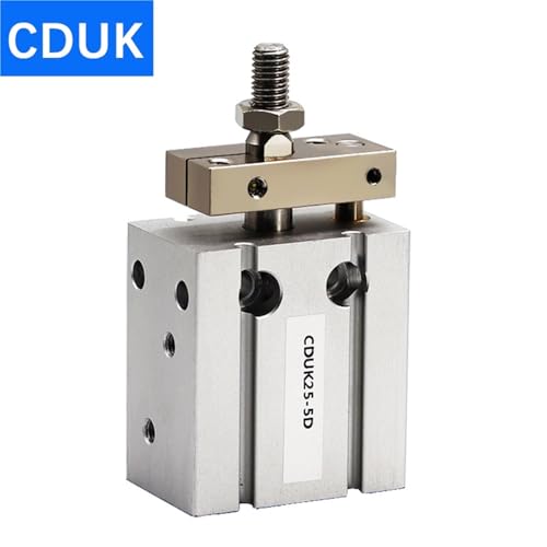 Mini cilindro neumático CDUK de doble acción 10D con cuerpo de aluminio 3