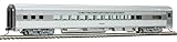 Walthers 85' Budd Small-Window Coach - Ready to Run -- Santa Fe (Silver)