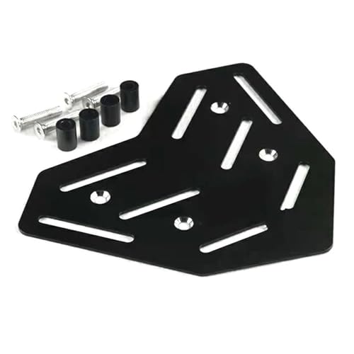 Support porte-bagages moto arrière Zontes G1-125 et G2-125 - Étagère noire rigide Style 1