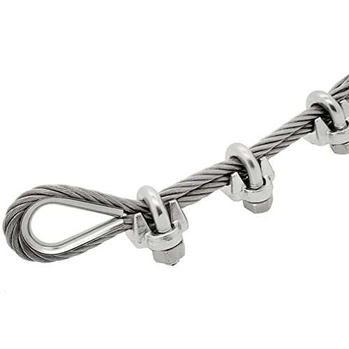 Kohand 10 Pack 1/2 Inch Wire Rope Clamp thumb #5