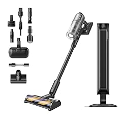 DREAME Z40 Station Aspirapolvere Senza Fili, Aspirazione 310 AW, Durata Pulizia 160 Min, Svuotamento Automatico, Spazzola Multifunzionale Con Rilevamento Polvere, Filtro HEPA, Rilevamento Sporco