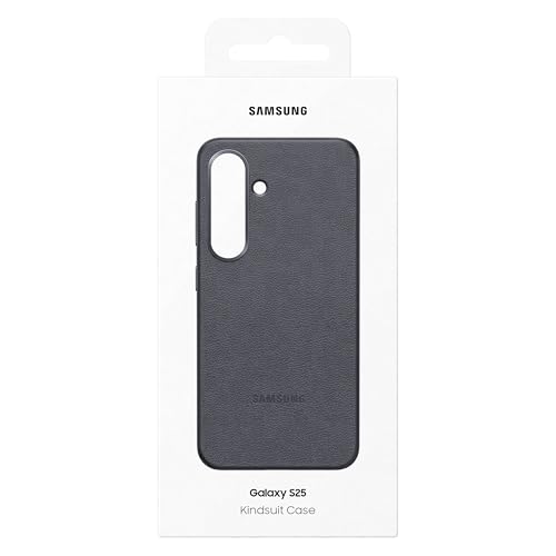 Image of Samsung Galaxy S25 Kindsuit Phone Case, Protective Cover, Stylish Design, Durable, Soft Inner Lining, US Version, EF-VS931PBEGUS, Black