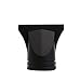 5PCS Black Stylish Professional Plastic Hair Dryer Nozzle Replacement Set Portable Blow Flat Nozzle Brush Attachments Hairdressing Styling Tool For Barber Salon