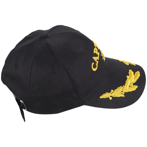 EXCEART Gorra de Béisbol Excelente Durabilidad y Estilo Simple Ajustable Negro de Algodón para Hombres para Fiesta Verano y Uso en Vacaciones o Trabajo