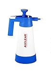 ALCLEAR DPZ15 Auto Druckpumpzerstäuber mit 360 Grad Düse, 1.5 L, für Autopflege Reiniger, schafft dichten Schaum mit car foam
