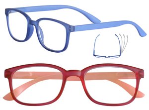 Occhiali top color.assort.diottrie 2,5 (rosso)