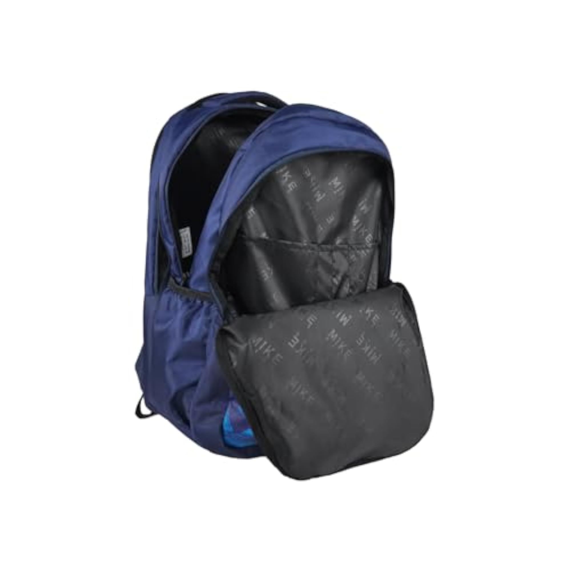 Navy Blue 27L Cricket Design Backpack for Boys