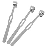 ULTECHNOVO 1 Satz Honiglöffel Aus Edelstahl Honig Rühren Stöcke Für Honigwirbel Bienenzubehör Honig-rührstäbchen Honig Rührstab Honigrührer Rostfreier Stahl Silber Wiederverwendbar 3 Stück