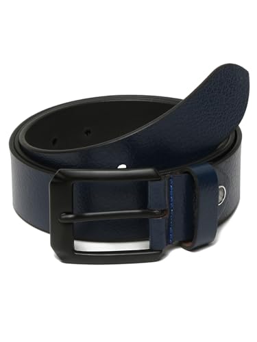 Image of TEAKWOOD LEATHERS Men's Casual Leather Belt, 6 Holes, Classic Buckle Lock Belts for Men | T BT EC 1