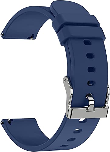 MELFO Smart Watch Strap Compatible with Maxima Max Pro X4 Soft Silicone Strap – Blue