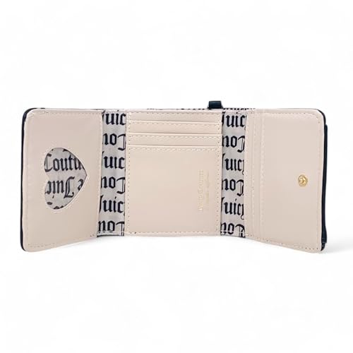 Juicy Couture Women’s Colorful Love Mini Envelope Flap Wallet with Keyring (Liquorice)4