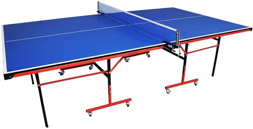 Image of ‎Classic Active Wood Table Tennis Table w /Both Side Laminated & Wheels w /Lock (TT Net + 2 TT Racket & 2 Balls) (18 mm Top Thickness Speedo)