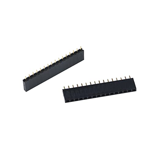 Antrader 30Pcs 2.54Mm 16Pin Single Row Pbc Female Pin Header Socket Connector Strip #TOP1