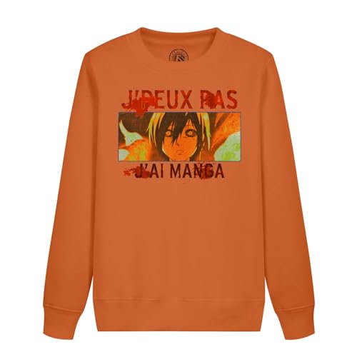 Sweat enfant j'peux pas j'ai manga idéal pour le collège