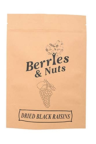 Berries And Nuts Premium Fresh Afghani Black Raisin|Kali Kishmish With Seed, Kali Drakh|500 Grams (B0711Z9S9D) Amazon Price History, Amazon Price Tracker