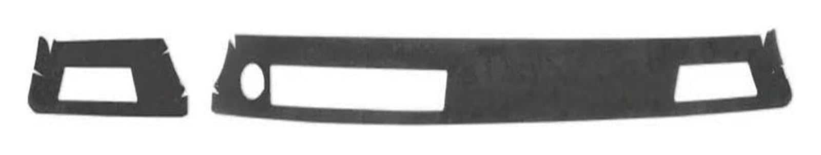 Qwqnsd Black For 3Er E90 2005-2012 Car Dashboard Panel Instrument Trim Sticker Car Interior Mouldings(,Lhd)