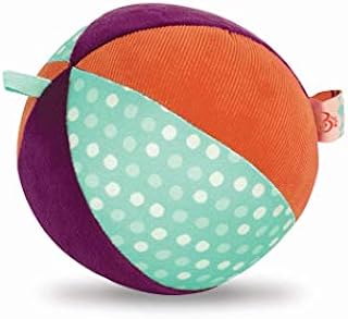 B. toys by Battat B. Toys – Make It Chime – Large Fabric Ball with Chiming Bell – Sensory Toy with Colors