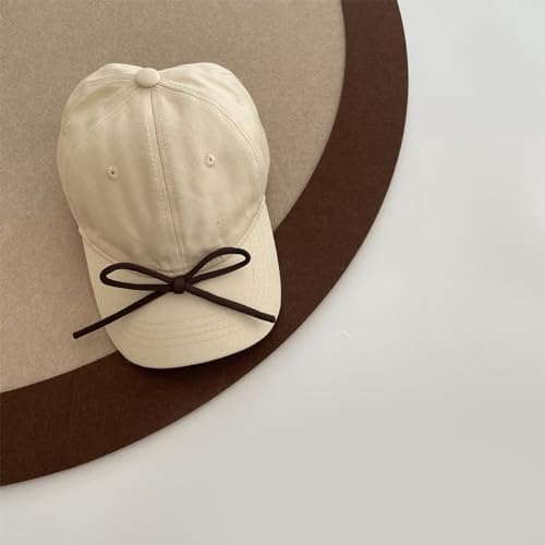 Kids Colorful Bow Baseball Hats Colorful Bow Versatile Hats for Spring Breathable Hat for Adults Casual Sport4