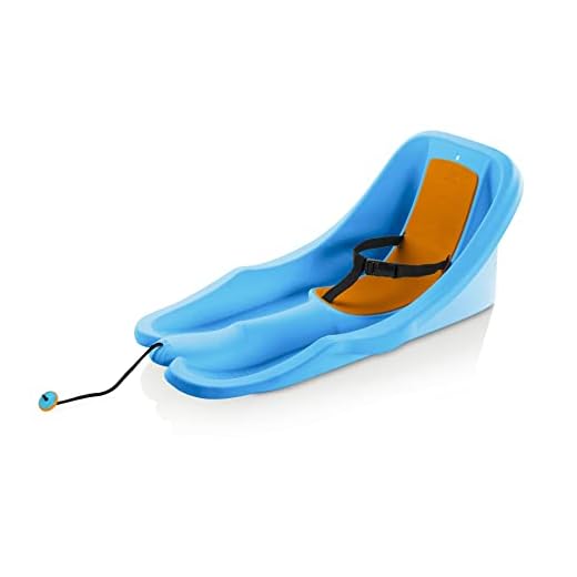 Gizmo Riders Baby Rider, Toddler Sled - 3-Point Harness, Anti-Slip Seat, Retractable Tow Strap, Durable Plastic, Ideal for 6 Months to 3 Years, Supports Up to 55 lbs, Winter Fun for Little Ones