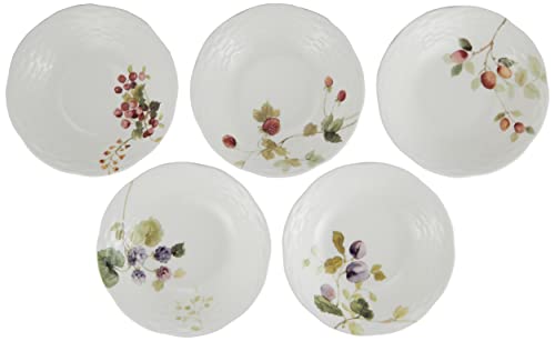 【NARUMIオリジナル包装済】NARUMI(ナルミ) ボウルセット ルーシーガーデン 16cm 5個セット 電子レンジ温め 食洗機対応 96010-23303PAZ