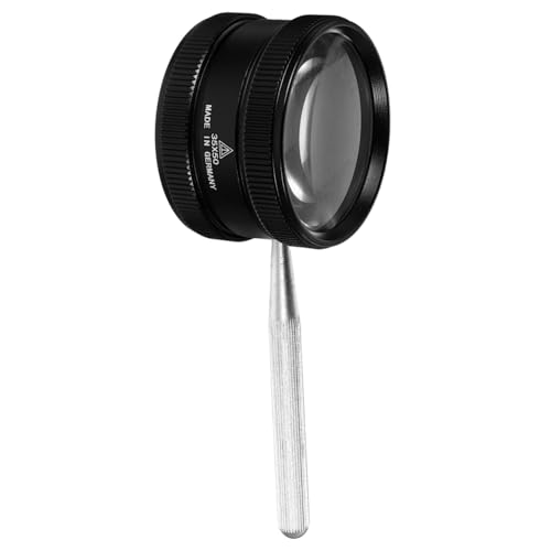 VALICLUD Antique Jewelry Magnifying Glass Jewelry Repair Magnifier Portable Magnifier Black Glass