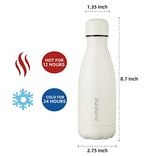 Image of BJPKPK 12 oz Small Insulated Water Bottle, Stainless Steel Leak Proof Flask