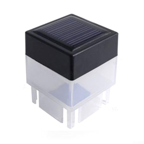 Lampadaire solaire automatique pour l'extérieur Design étanche avec panneau solaire économe en énergie pour un éclairage uniforme Blanc