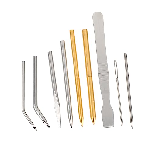 OHPHCALL Stitching Set Lacing Needles 5pc FID Set for FID Needle for Leather Work DIY Craft