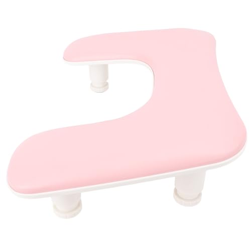 Support de manucure en forme de U YUYTE avec coussinet silicone rose - 7