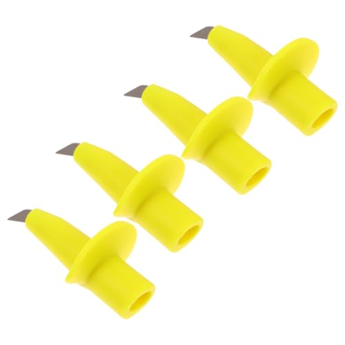 Puntas de tungsteno para bastones de senderismo Mipcase 4 piezas amarillas de esquí