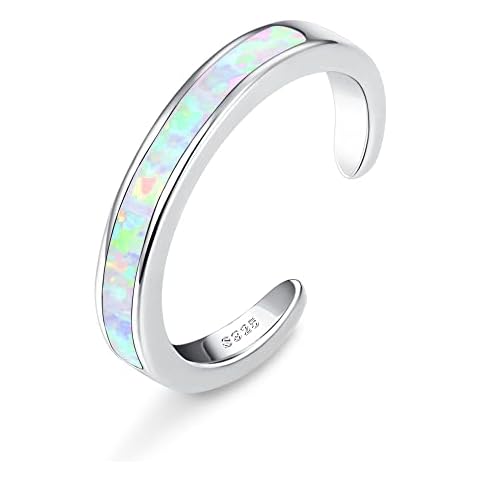 FIASASO Adjustable Sterling Silver Toe Rings Cover