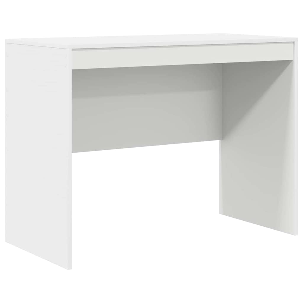 vidaXL Bureau avec tiroir 2 pcs Blanc, Bureau Moderne, Meuble de Travail résistant, Station d'accueil Pratique pour Booster ta productivité