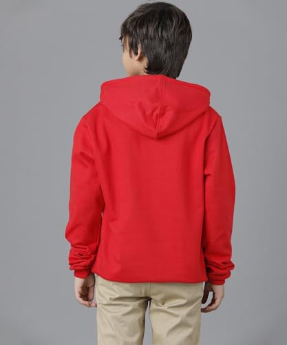 Image of KYDA KIDS Boys Cotton Regular Fit Hooded Neck Hoodies - Sweatshirt with Hoodies Full Sleeves Winter Wear, Long Sleeve Sweatshirts for Boys