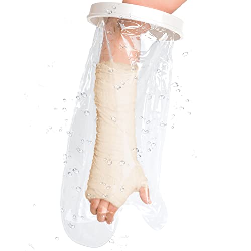 Kinbear Waterproof Arm Cast Cover For Shower Adult Reusable Cast Protector For Shower Bath, Watertight Protection For Broken Hands, Half Arm, Wrists #TOP4