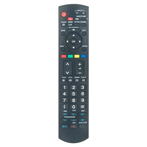 VINABTY N2QAYB000114 Replacement Remote Control Compatible with Panasonic TV TH-37PX80BA TH-37PX80EA TH-42PX80BA TH-42PX80EA
