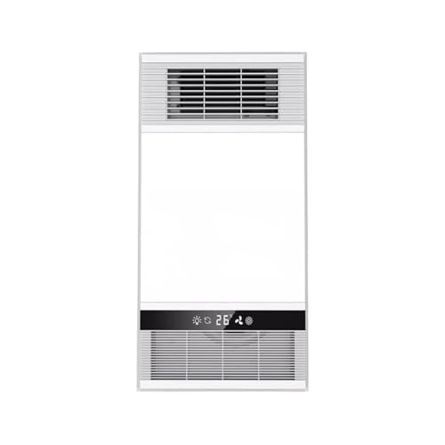Extractor de Aire Ventilador de ventilación potente rectangular, extractor de baño, iluminación, máquina de calefacción integrada for baño, calentador de techo integrado ventilador de baño