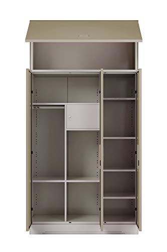 Image of Interio by Godrej Slimline 3-Door Steel Almirah