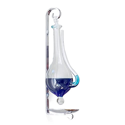 Ambient Weather WS-B1025C Antique Storm Glass Wall Mount Liquid Barometer thumb #1