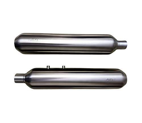 Image of TE 202 EXHAUST FOR SUPER METEOR STAINLESS STEEL MATT