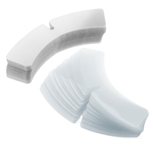 BESTYASH 100pcs Plastic Collar Stays Dress Shirt Collar Inserts for Men Women Easy Application Strong Hold Invisible Support Material