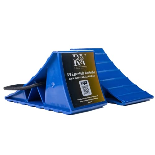 Wheel Chocks with Rope Coachworks Wheels RV Camper Strong Safety-Car Chocks, Tire Chocks, Trailer Solid Heavy Duty Wheel Chocks, Caravan Jockey Wheel Chock, Jockey Wheel Dock