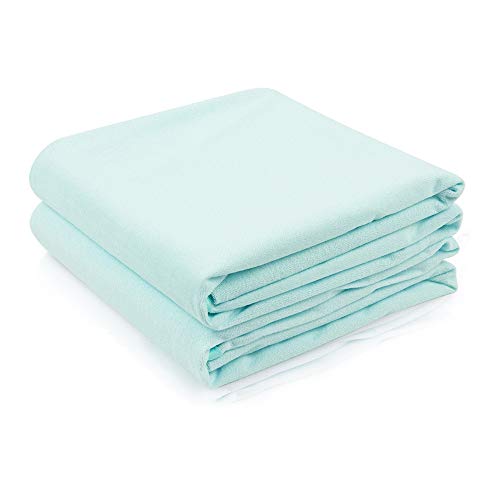 最安値 Hsdhome おねしょ防水シーツ 防水シーツ シングル布団サイズ 天然綿100 パイル地 肌に優しい 寝汗対策 ペット用 ベビー 赤ちゃん 高齢者 介護用 全部しっかり防水 丸洗いok 4隅ゴム付き おねしょシート 介護シーツ 洗い替え2枚組 100 210cm ブルー の価格比較