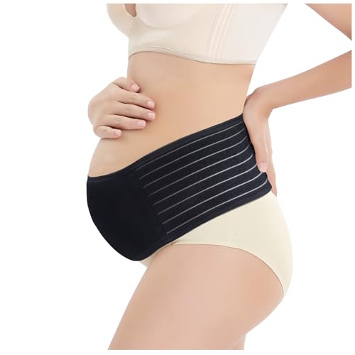 TREASO Maternity Belly Bands for Pregnant Women - Pregnancy Belly Bands Support and Pain Relief for the Back, Pelvis, Tummy and Hips - Pregnancy Must Haves