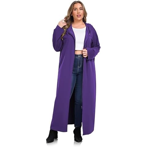 VOGMATE Plus Size Hooded Bathrobe for Women Cover